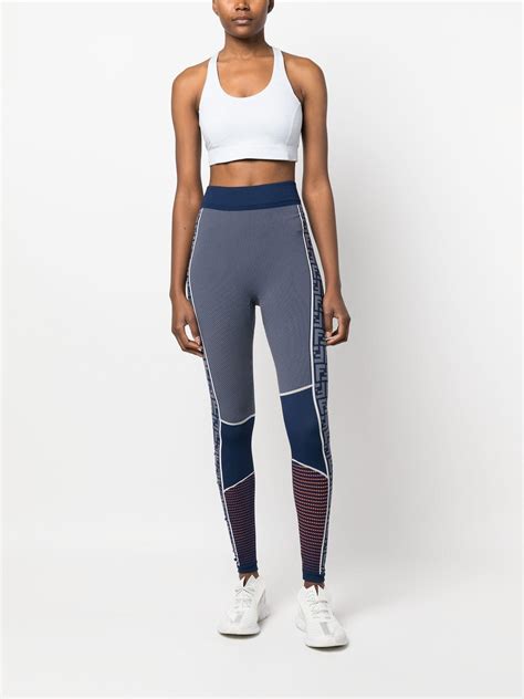 fendi leggings blue|fendi jogger set.